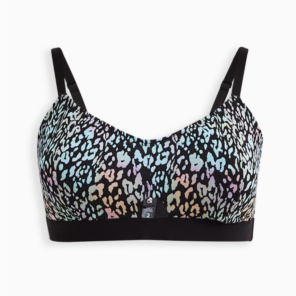 Torrid Keyhole Bralette in Leopard
